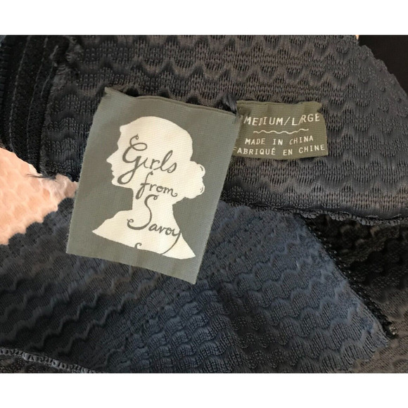 Anthropologie Girls From Savoy Ponte Bell Striped Textured Skirt - Size MED/L - Picture 5 of 8